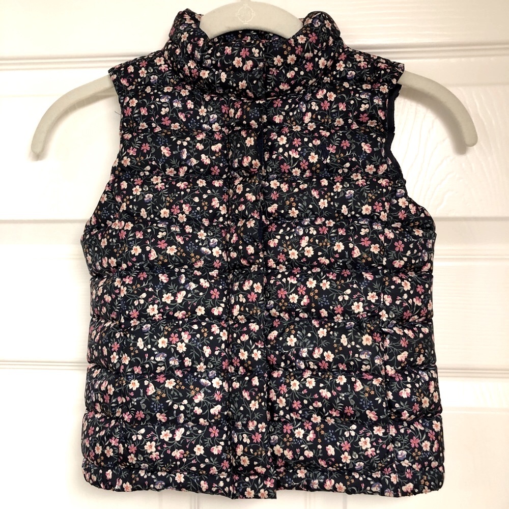 Polo Ralph Lauren Girls Floral Puffer Vest
